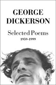 Front cover of Selected poems, 1959-1999 by George Dickerson