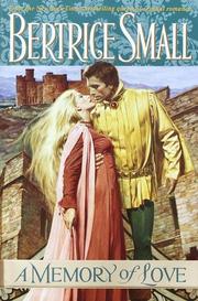 Front cover of A Memory of Love by Bertrice Small