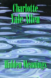 Cover of Hidden Meanings by Charlotte Vale Allen