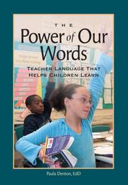 Front cover of The Power of Our Words by Paula Denton