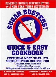 Cover of Sugar busters! by H. Leighton Steward