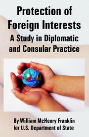 Front cover of Protection of Foreign Interests by William Mchenry Franklin