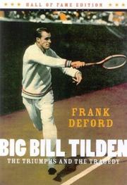 Front cover of Big Bill Tilden by Frank Deford