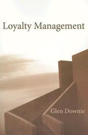 Cover of Loyalty management by Glen Downie