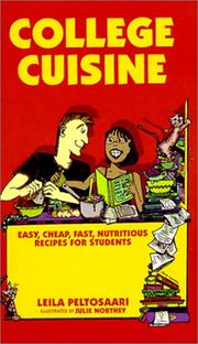 Front cover of College Cuisine by Leila Peltosaari
