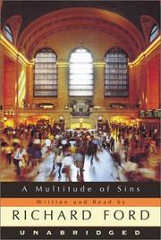Front cover of A Multitude of Sins by Richard Ford