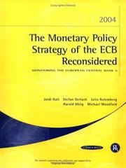 Front cover of Monitoring the European Central Bank 5 (Monitoring the European Central Bank) by Centre for Economic Policy Research