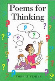 Front cover of Poems for Thinking (Stories for Thinking) by Robert Fisher