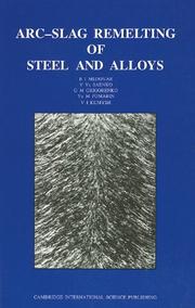 Front cover of ARC-Slag Remelting of Steel and Alloys by B. I. Medovar
