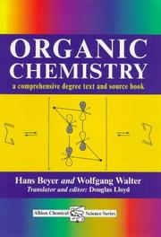 Front cover of Beyer/Walter organic chemistry by Beyer, Hans
