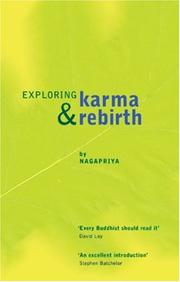 Cover of Exploring Karma & Rebirth by Nagapriya