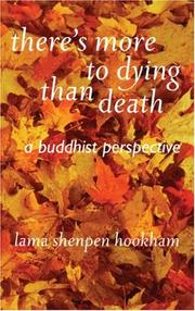 Front cover of There's More to Dying than Death by Lama Shenpen Hookham