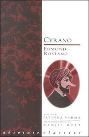 Cover of Cyrano by Edmond Rostand