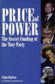 Front cover of Price of power by Colin Challen