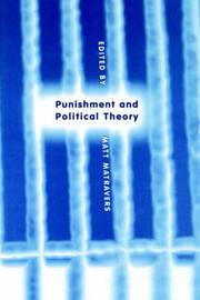 Front cover of Punishment and Political Theory by Matt Matravers