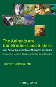 Front cover of Animals Are Our Brothers & Sisters by Werner Hartinger