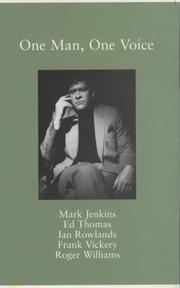 Cover of One man, one voice by Ed Thomas