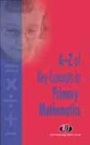 Front cover of A-Z of key concepts in primary mathematics by Claire Mooney