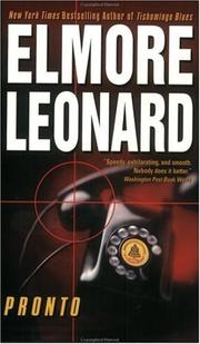 Cover of Pronto by Elmore Leonard