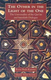 Front cover of The Other in the Light of the One by Reza Shah-Kazemi