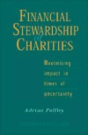 Front cover of Financial stewardship of charities by Adrian Poffley