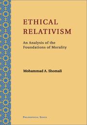 Cover of Ethical Relativism by Mohammad A. Shomali