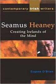 Cover of Seamus Heaney by Eugene O'Brien
