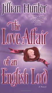 Front cover of The love affair of an English lord by Jillian Hunter