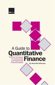 Cover of A Guide to Quantitative Finance by Marcello Minenna