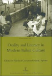 Front cover of Orality and literacy in modern Italian culture by Michael Caesar