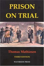 Cover of Prison on Trial (Criminal Policy) by Thomas Mathiesen