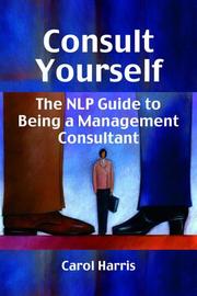 Cover of Consult Yourself by Carol Harris