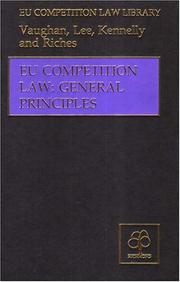 Cover of EU competition law by David Vaughan