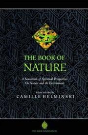 Front cover of The Book of Nature by Camille Helminski