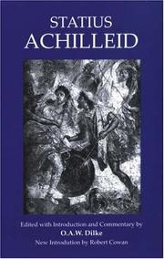 Cover of Achilleis by Publius Papinius Statius