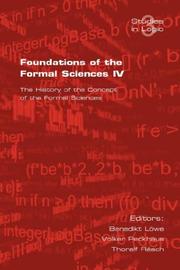 Front cover of Foundations of the formal sciences by Benedikt Löwe