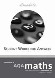 Cover of The Essentials of GCSE AQA Maths Workbook Answers by Hefin Rees