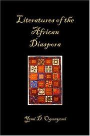 Front cover of Literatures of the African Diaspora by Yemi Ogunyemi