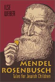 Cover of Mendel Rosenbusch by Weber, Ilse