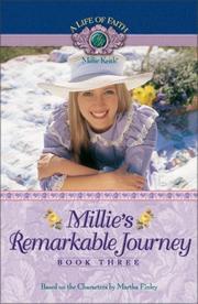 Front cover of Millie's Remarkable Journey (A Life of Faith by Martha Finley