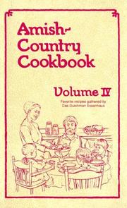 Front cover of Amish-Country Cookbook Volume 4 (Amish-Country Cookbooks (Evangel Numbered)) by Unknown