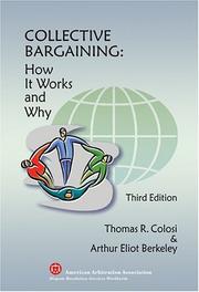 Cover of Collective bargaining by Thomas R. Colosi