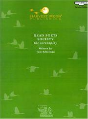 Cover of Dead poets society by Tom Schulman
