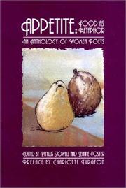 Cover of Appetite by Phyllis Stowell