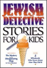 Front cover of Jewish detective stories for kids by Leslie Cohen