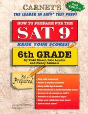 Front cover of How to prepare for the SAT 9* by Todd Kissel