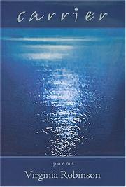 Cover of Carrier by Robinson, Virginia