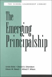 Cover of The emerging principalship by Linda Skrla