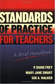 Front cover of Standards of practice for teachers by P. Diane Frey