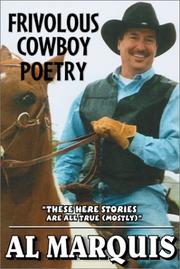 Front cover of Frivolous Cowboy Poetry by Al Marquis